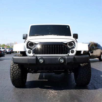 Fari per proiettori a LED da 7 pollici per Jeep Wrangler 2007-2017 (DRL integrato con indicatori di direzione)