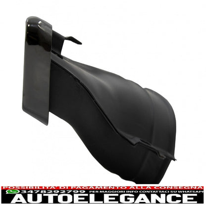 Exhaust tips suitable for mercedes e-class w213 (2016-up) e63 s design glc suv x253 glc coupe c253 (2015-2017) black