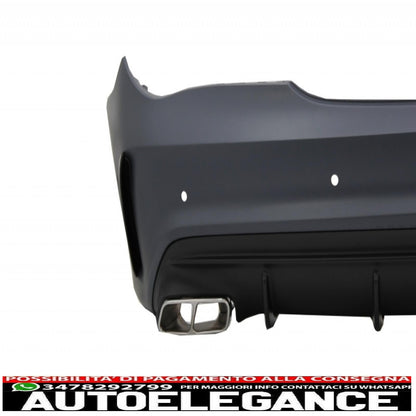 kit carrozzeria completo adatto per mercedes cla c117 w117 (2013-2018) restyling cla45 design griglia anteriore