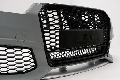 BUMPER FOR Audi A6 C7 4G Facelift 2015-2018 RS6 LOOK + RS6 QUATTRO LOOK GRILLE