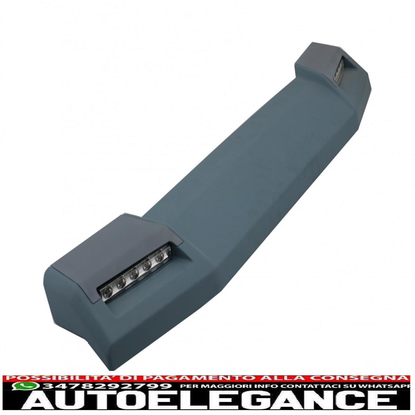 front roof spoiler suitable for mercedes g-class w463 (1989-2017) with dynamic led turn signals design 6x6