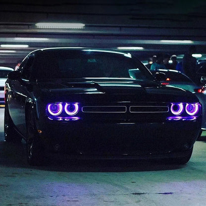 Fari LED RGB per Dodge Challenger 2015-2019 (lampadine non incluse)