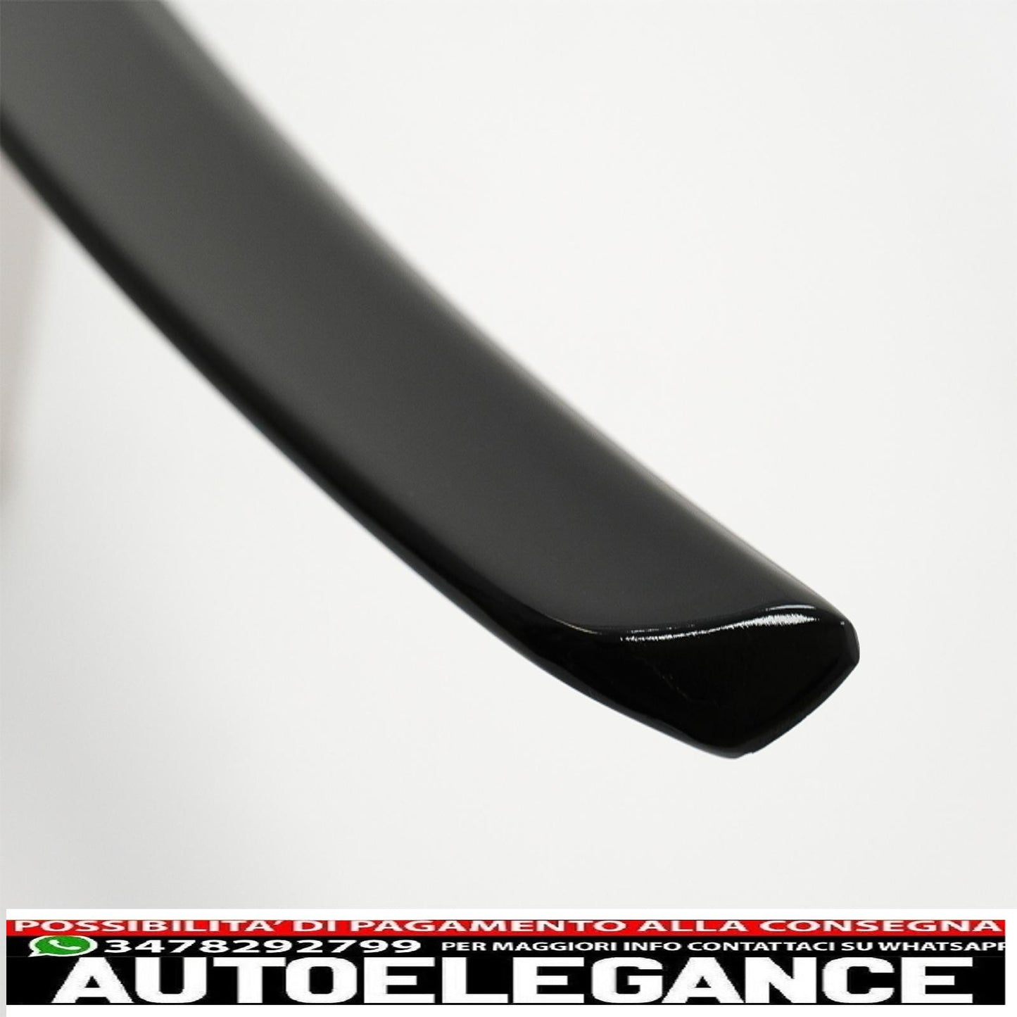 trunk spoiler suitable for audi a5 f5 sportback (2017-up) piano black 
