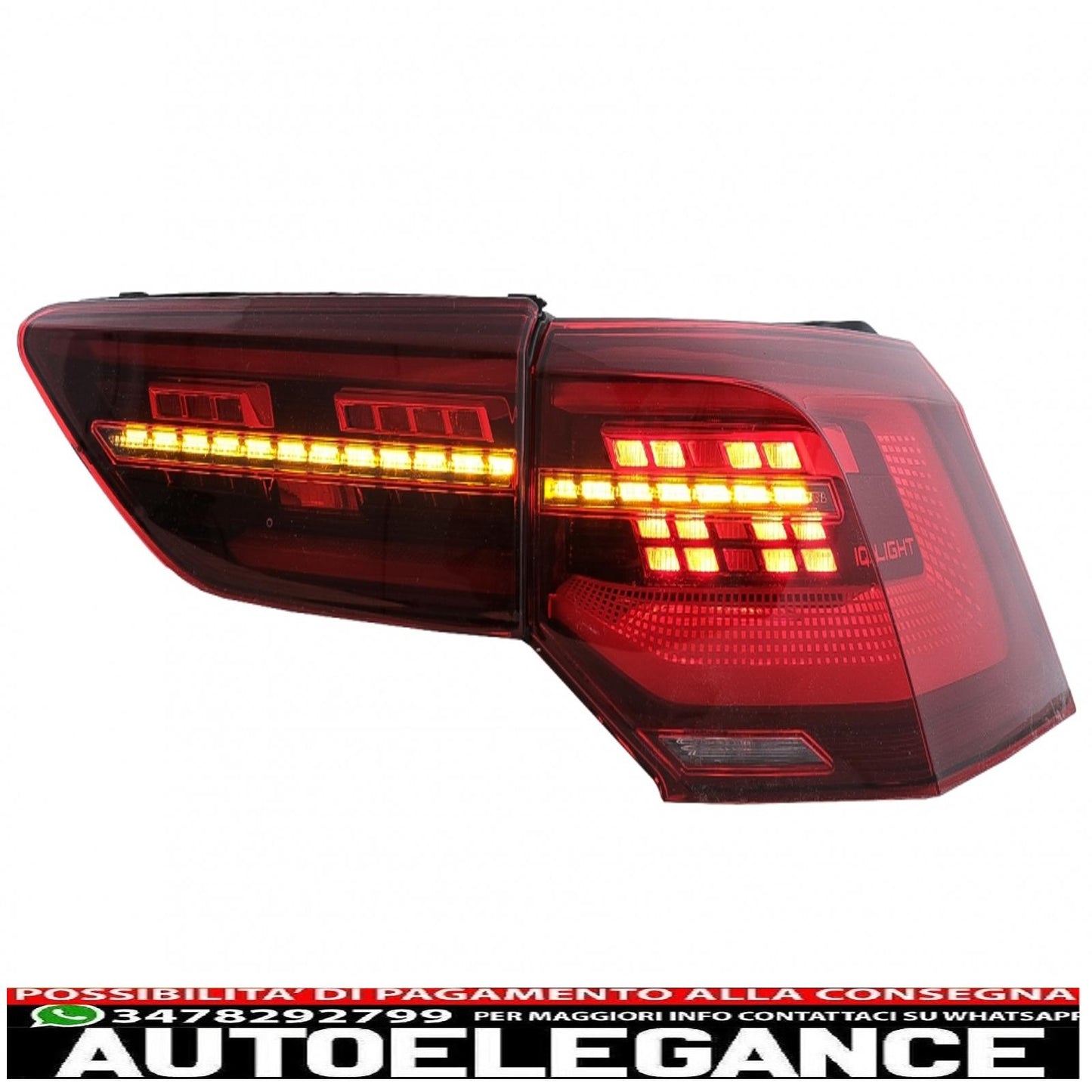 full led rear lights suitable for vw golf viii hatchback mk8 mqb (2020-up) dynamic sequential cornering lights