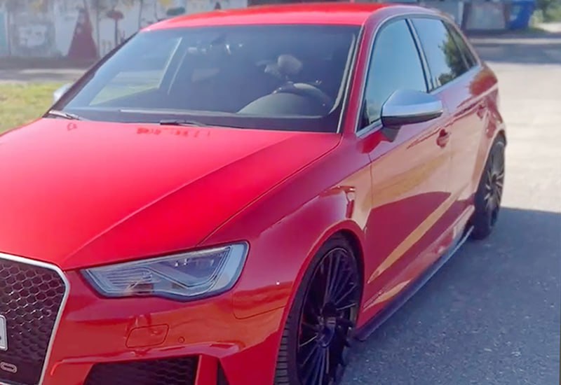 UNDER SKIRTS SUITABLE FOR AUDI A3 8V SPORTBACK 2012-2020 SLINE S3 GLOSS BLACK