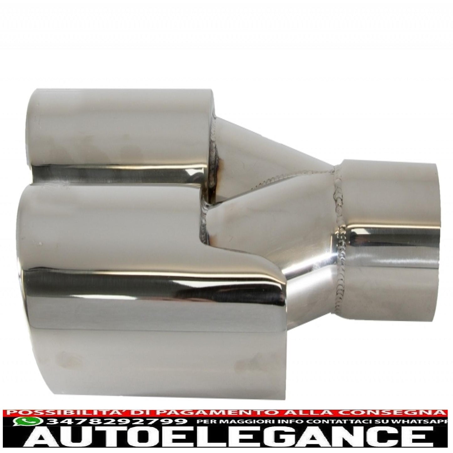 rear diffuser double exit edition gloss black with quad tailpipes suitable for bmw 3 series f30 f31 (2011-up) limousine touring m performance design