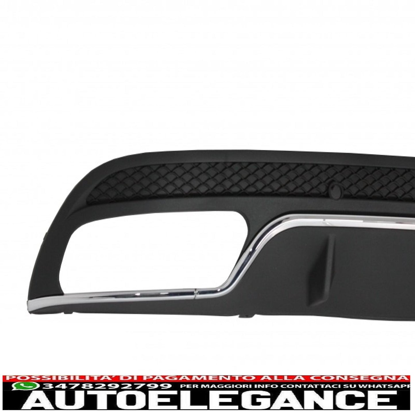 kit carrozzeria di conversione adatto per mercedes classe c w205 s205 (2014-2020) paraurti anteriore design c63 con diffusore posteriore e terminali di scarico