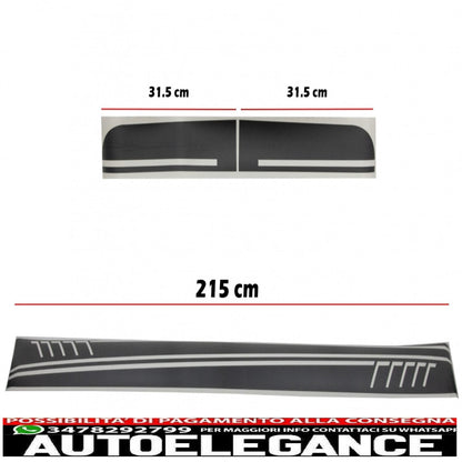 side decals matte black vinyl sticker suitable for mercedes benz c238 coupe w212 w213 e200 e300 e350 e46 e63 c207 a207 