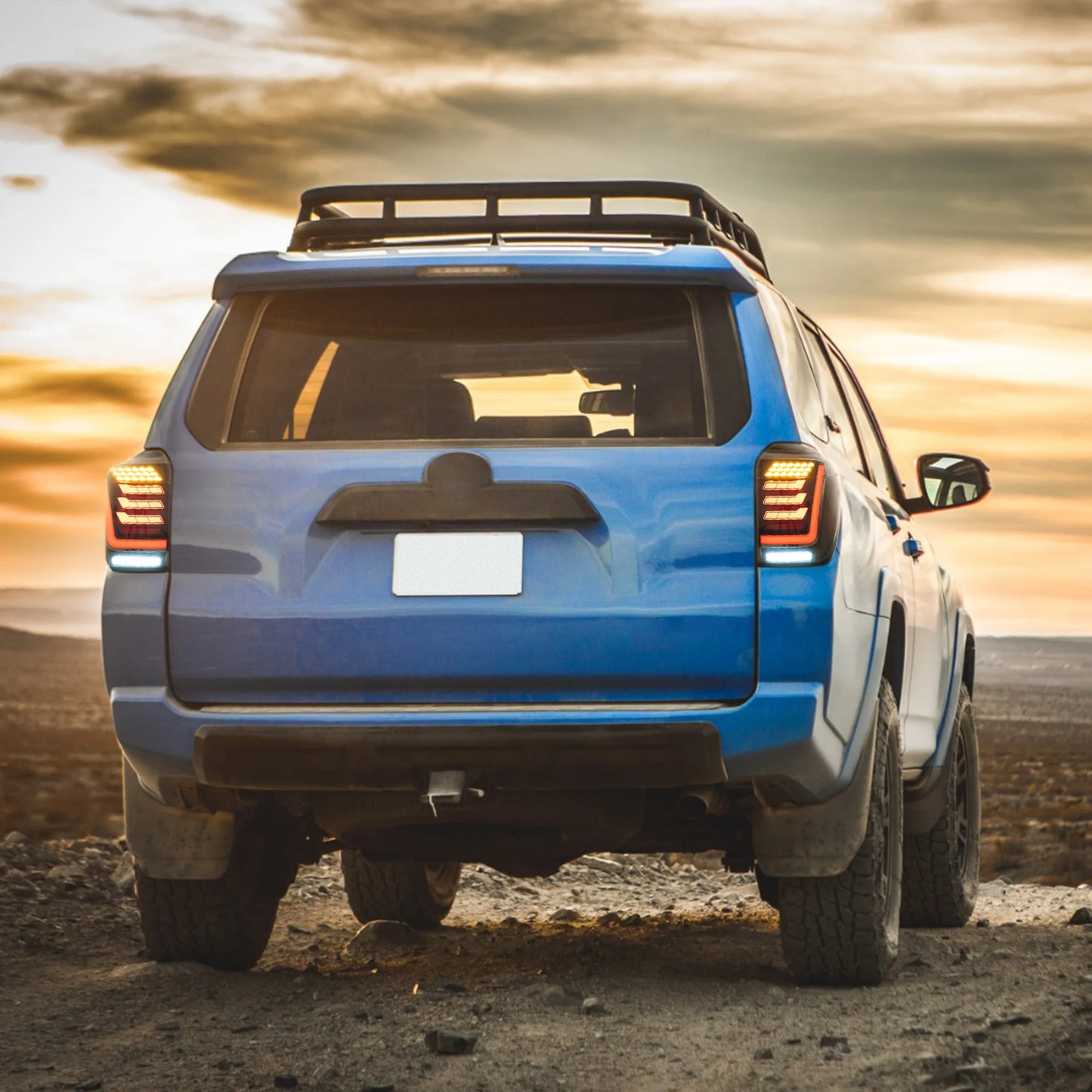 Fanali posteriori a LED completi per Toyota 4Runner 2014-2021 con animazione dinamica di avvio (magazzino USA e Canada)