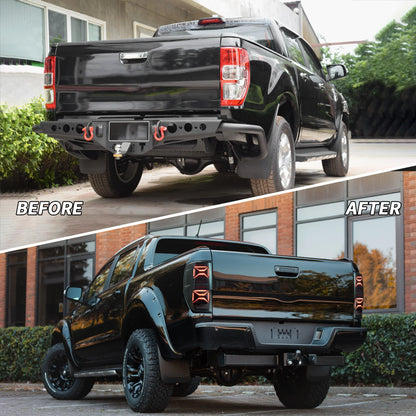 Luci posteriori a LED per Ford Ranger T6 2012-2018 (PX MKII, Base, XL, XLT, Limited) (non per modelli USA)