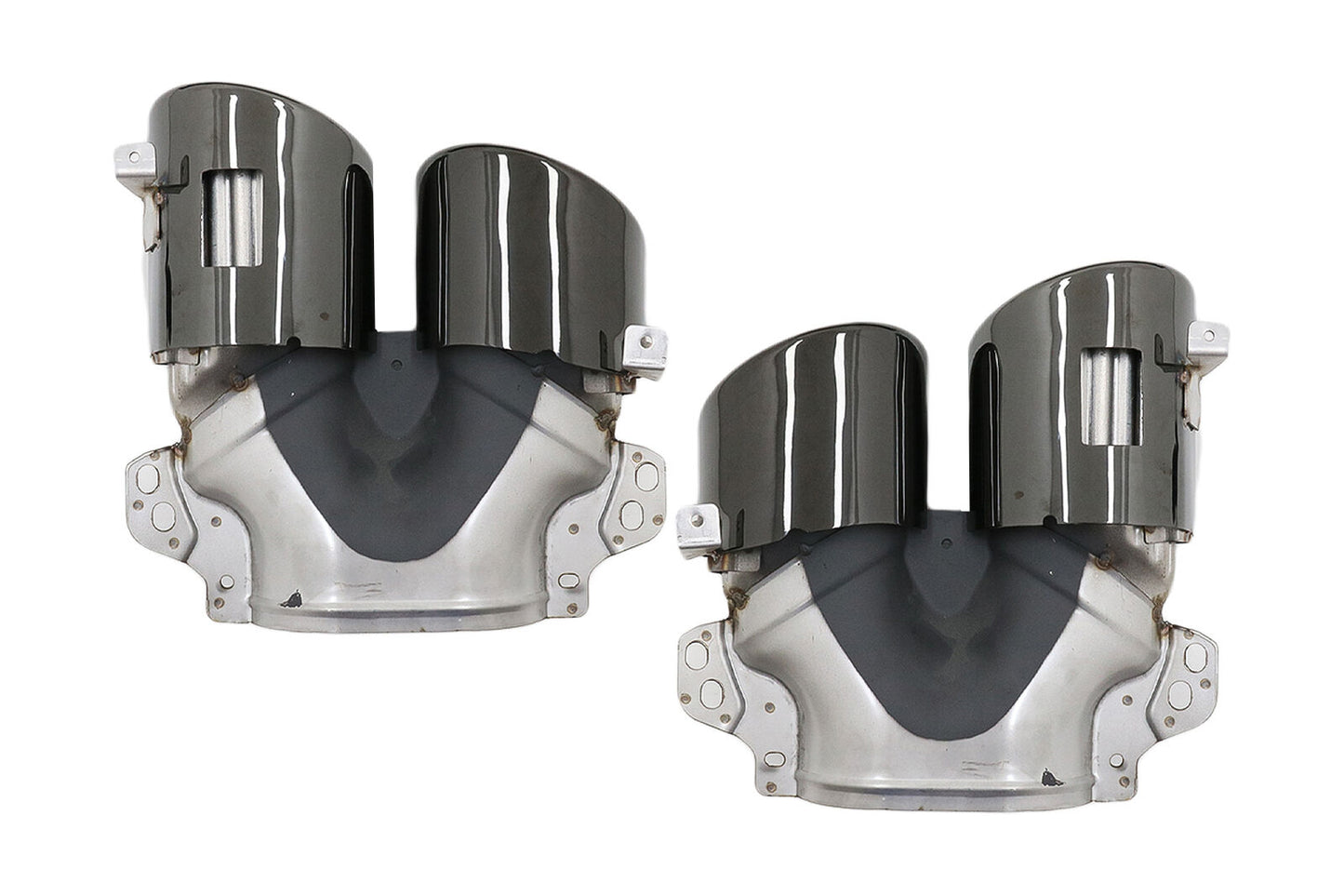 Diffusori cromati per Mercedes GLA H247 Sport Line Aero Night Package