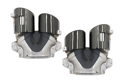 Diffusori cromati per Mercedes GLA H247 Sport Line Aero Night Package