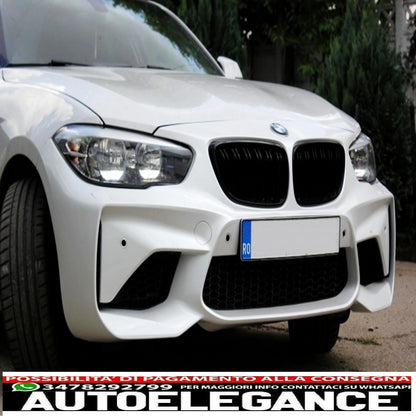 paraurti anteriore adatto per bmw serie 1 f20 f21 lci (2015-06.2019) design m2