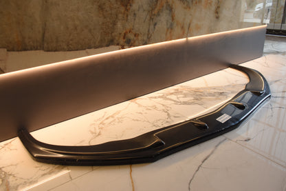 SPLITTER MERCEDES A W176 12-15 AMG UNDER FRONT BUMPER GLOSSY BLACK 0002