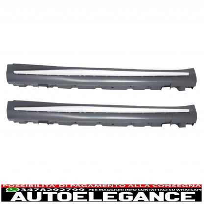Body kit with trunk spoiler sport rear lip suitable for mercedes s class w222 (2013-06.2017) s65 design 