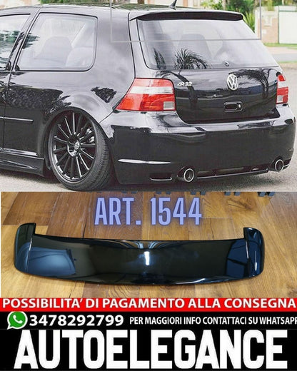 ROOF SPOILER SUITABLE FOR VW GOLF 4 MK4 1997-2003 R32 LOOK GLOSS BLACK
