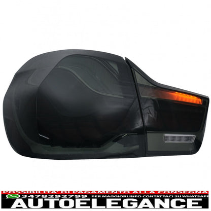 fanali posteriori oled adatti per bmw serie 4 f32 f33 f36 m4 f82 f83 (2013-03.2019) fumo rosso con luce di svolta sequenziale dinamica