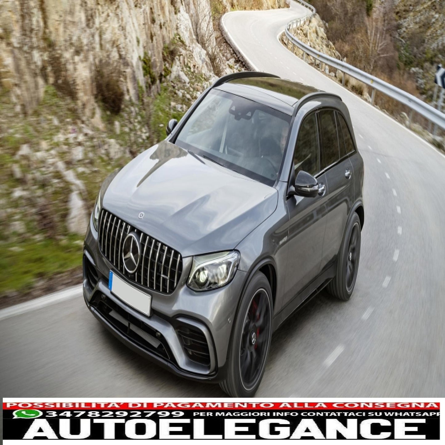 cofano adatto per mercedes glc suv x253 e coupé c253 (2015-up) AUTOELEGANCERICAMBI