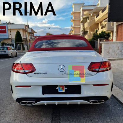 DIFFUSER SUITABLE FOR MERCEDES C CLASS C205 COUPE 2015-2020 AMG LOOK C63 