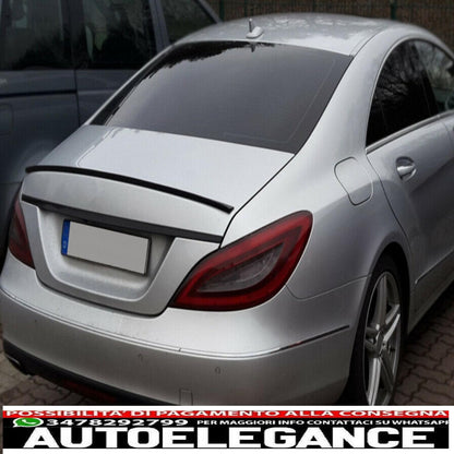 trunk spoiler suitable for mercedes cls class w218 limousine (2010-2018) piano black
