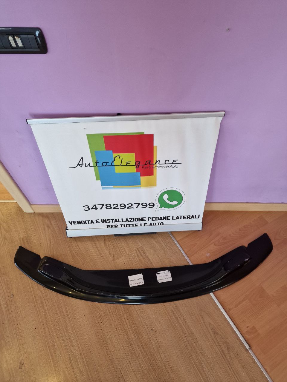 ART. 0671 SPLITTER BMW SERIE 3 E90 E91 E92 E93 2007-2009 M3 LOOK GTS