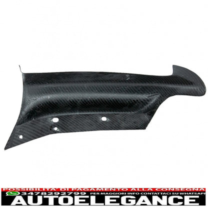 spoiler anteriore in carbonio adatto per bmw serie 3 e90 e91 berlina touring (2005-2008) solo paraurti m-tech