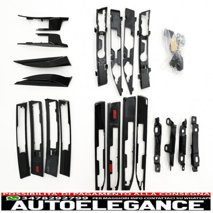 Roof Rails Suitable for Land Range Rover Evoque L538 (2011-2018) Piano Black