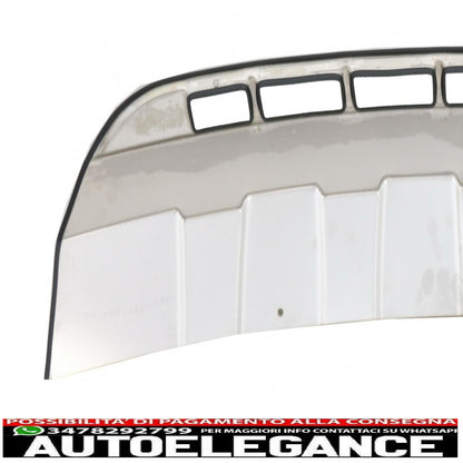 Off road bumper skid plates suitable for vw touareg 7p mk2 (2010-2014) stainless steel 
