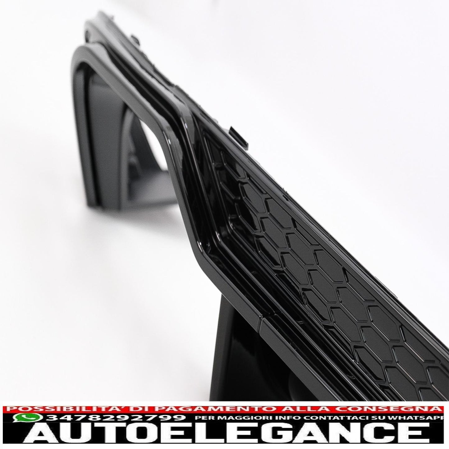 Diffusore d'aria per mantovana paraurti posteriore adatto per audi a5 f5 s-line (2017-2019) design rs5