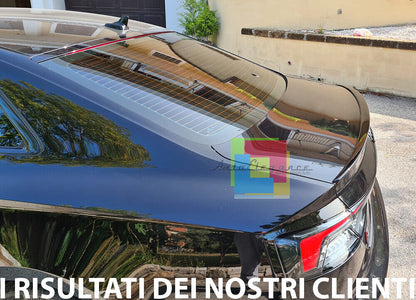 SPOILER BAGAGLIAIO ADATTO PER AUDI A5 F5 COUPE CABRIO 2017+ LOOK NERO LUCIDO
