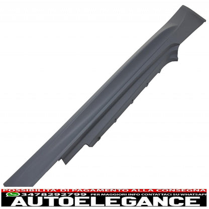 paraurti anteriore con fendinebbia proiettori e minigonne laterali adatto per bmw serie 3 e92 e93 (2006-2009) m3 look