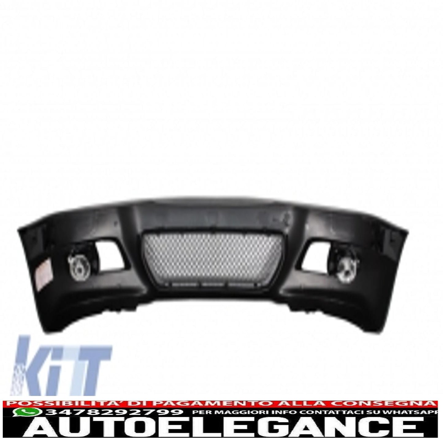 front bumper suitable for bmw 3 series e46 coupe/cabrio/sedat/station wagon (1998-2004) m3 design with front bumper splitter csl design carbon