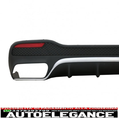 complete body kit suitable for mercedes gle w166 suv (2015-2018) black chrome
