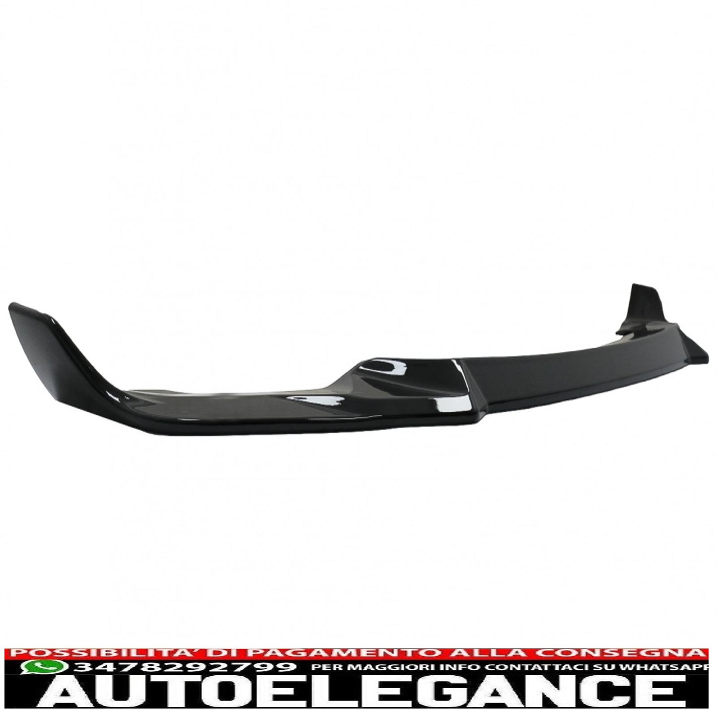 Front Bumper Spoiler Fit For BMW 2 Series F87 M2 (2016-2020) Piano Black 