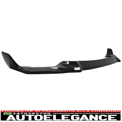 Front Bumper Spoiler Fit For BMW 2 Series F87 M2 (2016-2020) Piano Black 