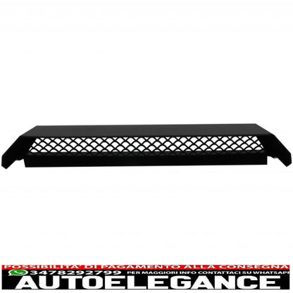 Bullbar anteriore con spoiler superiore ed estensione led drl adatto per mercedes classe g w463 (1989-2018) design g63 g65 AUTOELEGANCERICAMBI