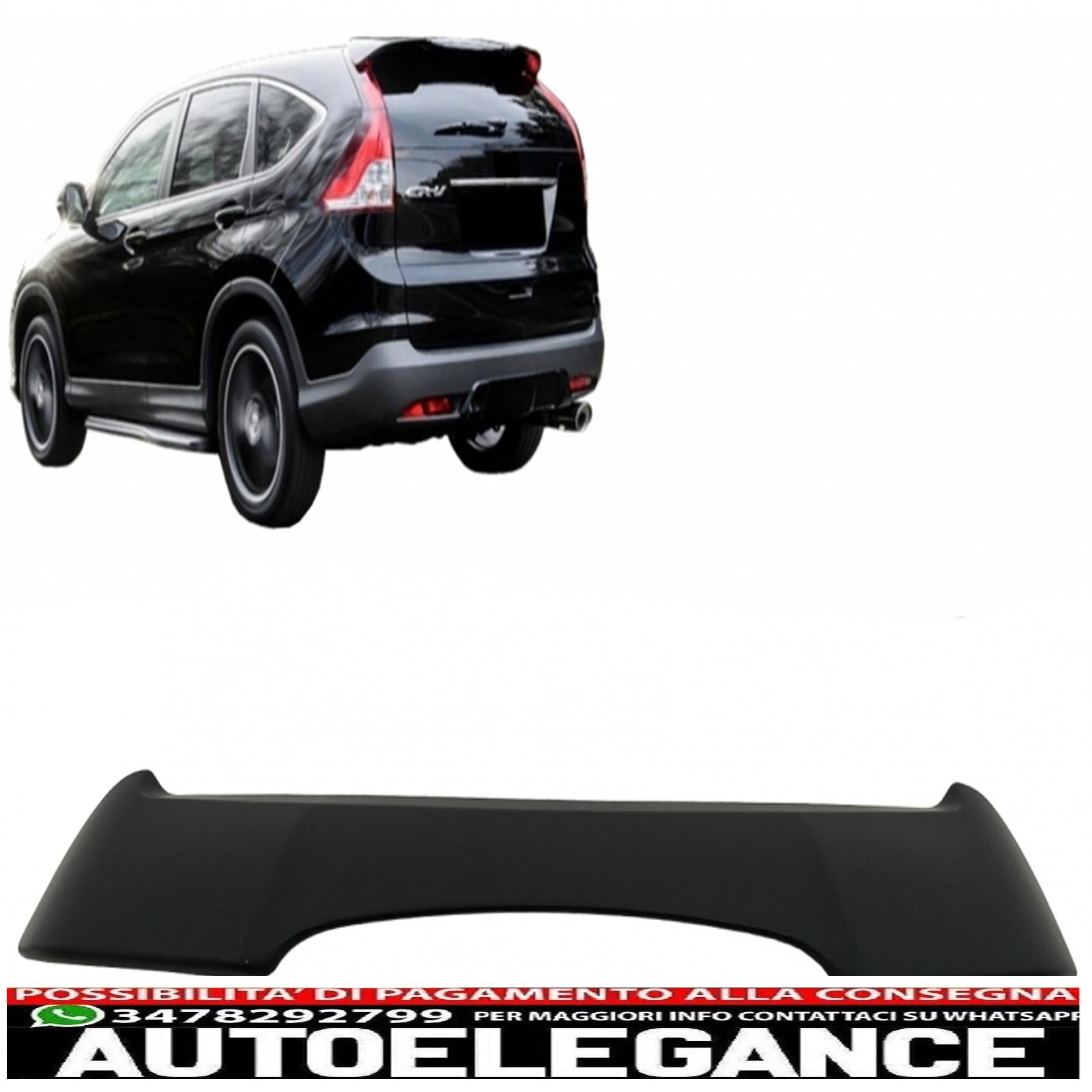 Ala spoiler sul tetto adatta per Honda Crv (2012-2016) iv generazione design OEM AUTOELEGANCERICAMBI