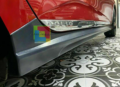 RENAULT CLIO 4 IV 2012+ 5 DOORS PAIR OF SIDE SKIRTS UNDER DOOR RS ABS -.