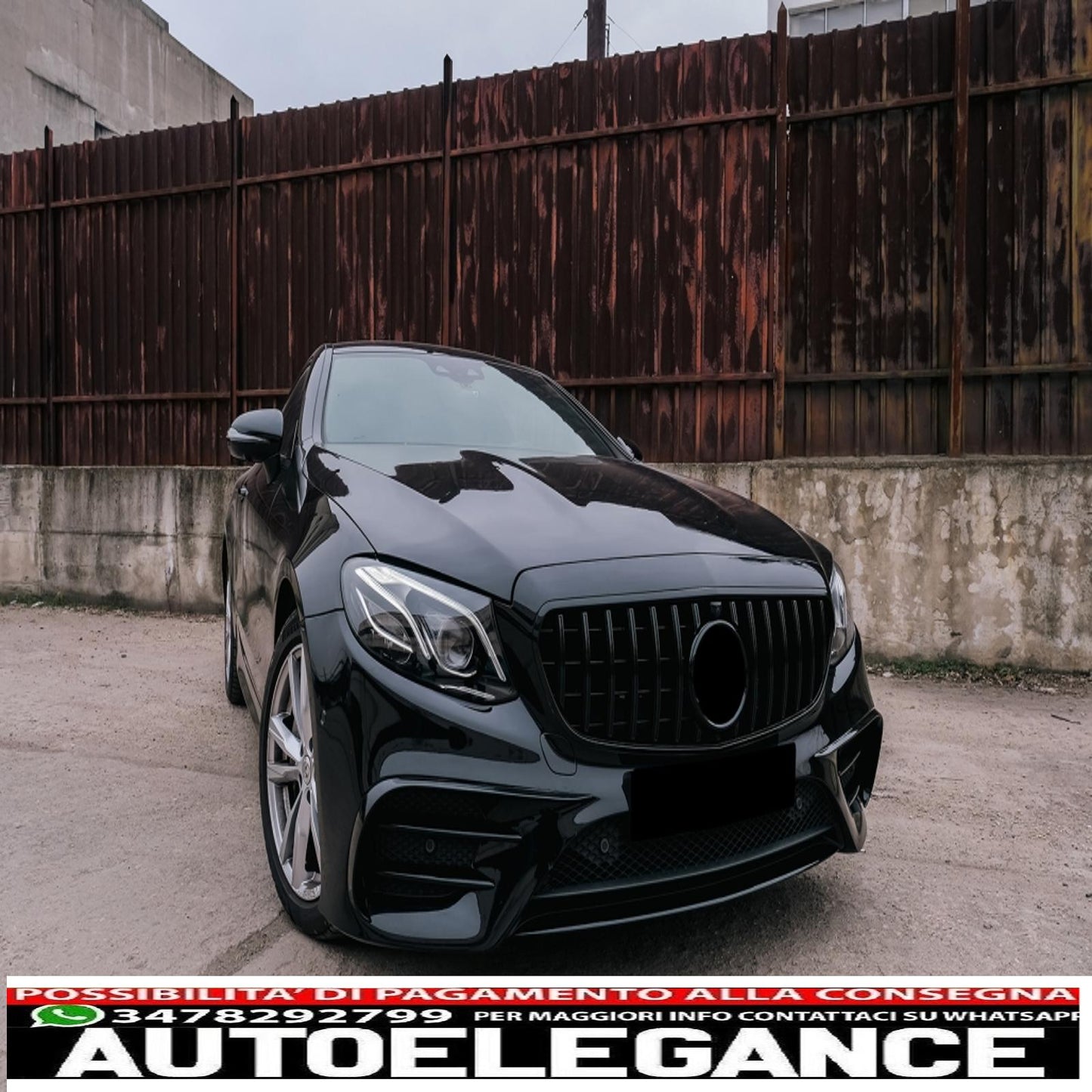 Aerodynamic Front Bumper Splitter Fins Fit For Mercedes E Class W213 S213 C238 A238 Sport Line E53 (2016-2020) Piano Black