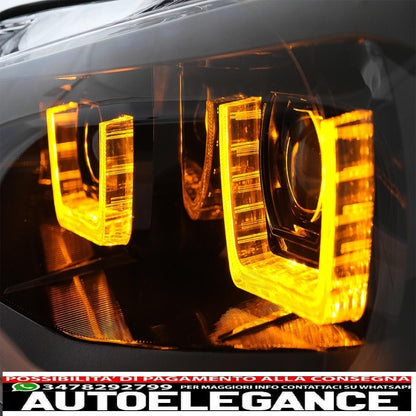 osram ledriving full led headlights suitable for bmw serie 1 f20 f21 (06.2011-03.2015) with direction indicators on the mirrors osram full ledriving dynamic sequential cornering lights