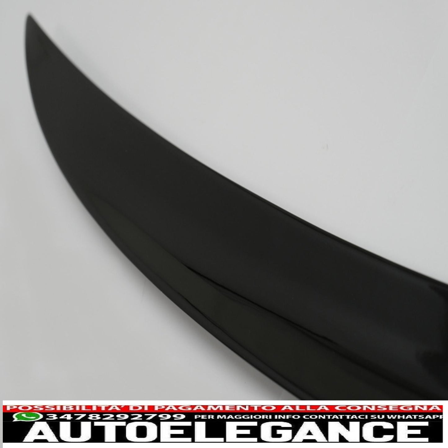 trunk spoiler suitable for bmw 7 series g12 (2015-02.2019) m sport design piano black