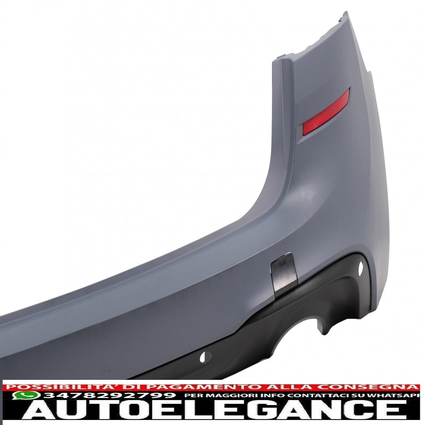body kit suitable for bmw 2 series f45 lci active tourer (05.2017-12.2019) m-technik design double outlet for single exhaust