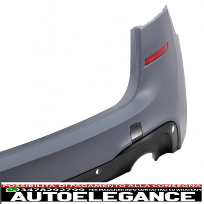 body kit suitable for bmw 2 series f45 lci active tourer (05.2017-12.2019) m-technik design double outlet for single exhaust
