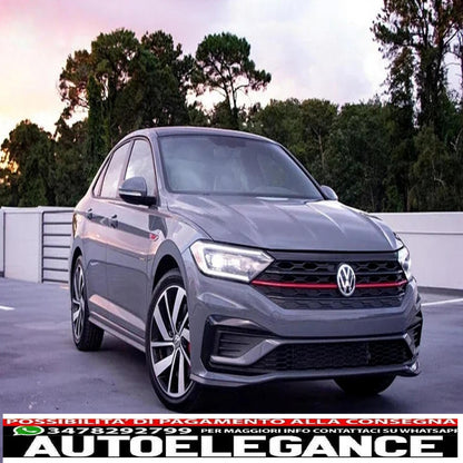 front bumper with center grille suitable for vw jetta mk7 (2019-2021) gli design