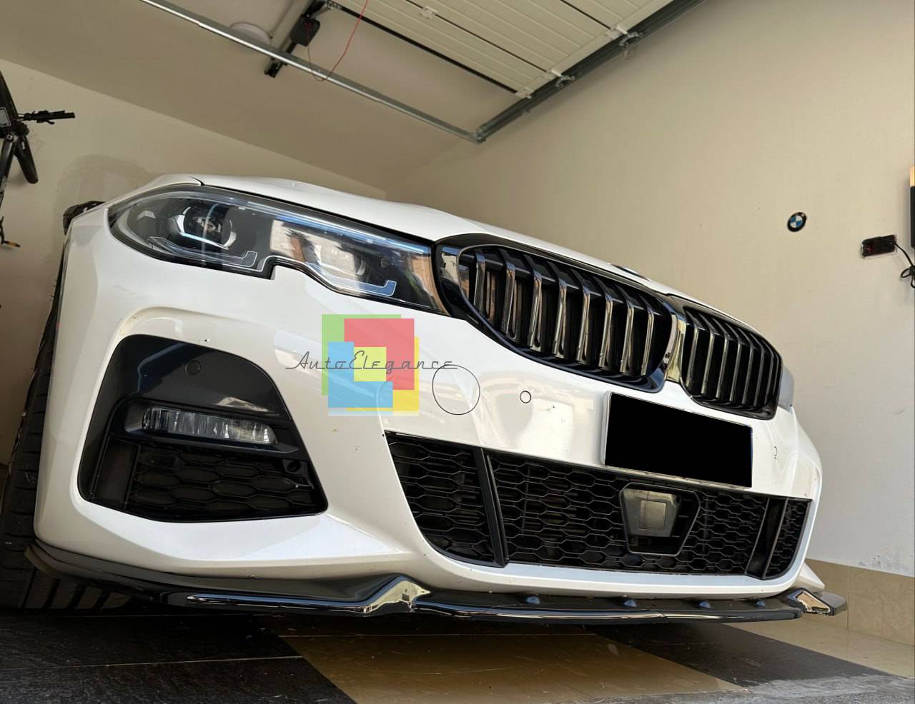 SPLITTER SERIE 3 G20 G21 MSPORT 2018-2022 LOOK NERO LUCIDO