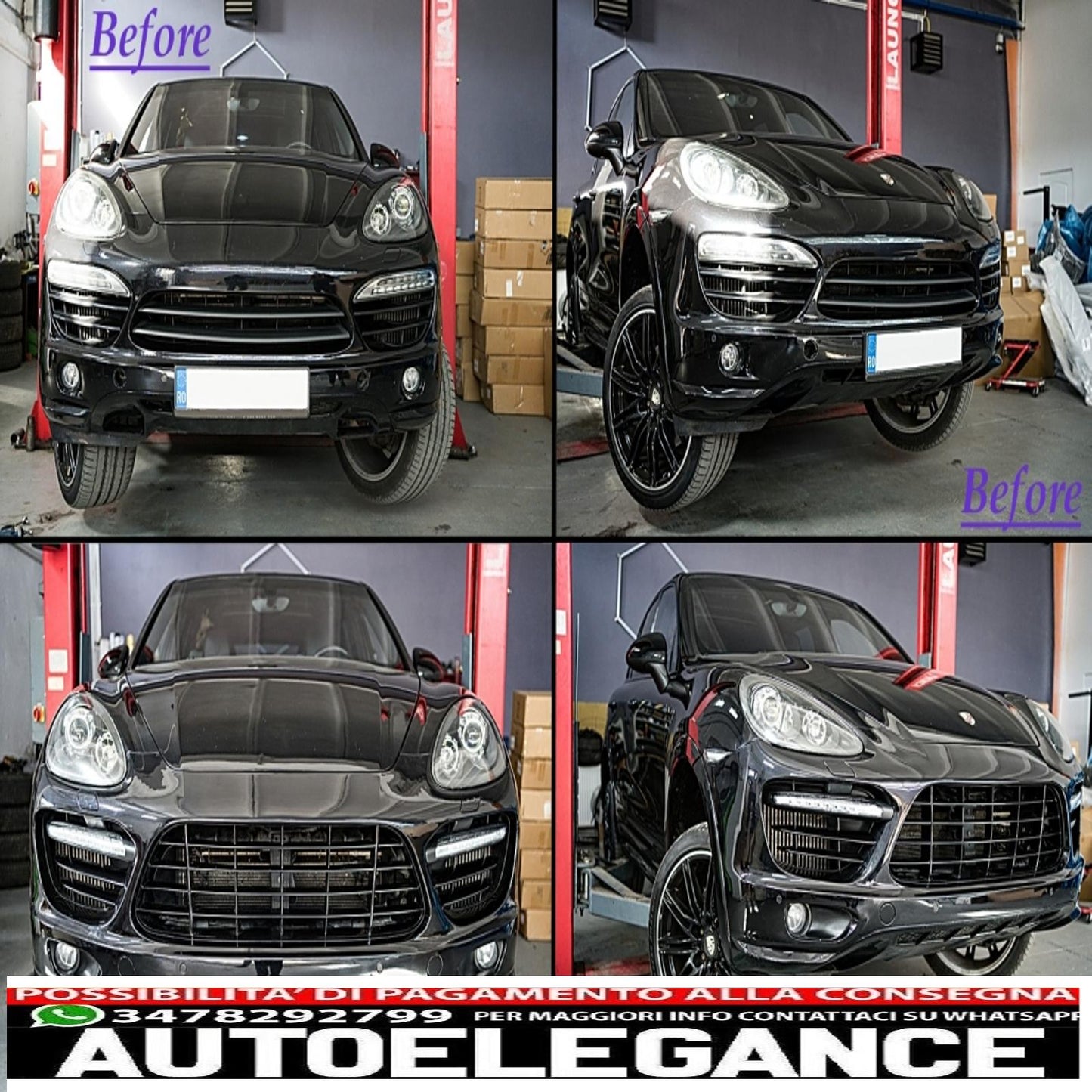 front bumper suitable for porsche cayenne 958 92a pre-facelift (06.2010-08.2014) 