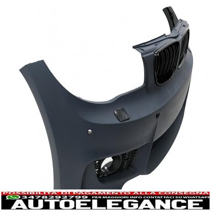 front bumper suitable for bmw 1 series e81 e82 e87 e88 (2004-2011) design 1m with sra pdc 