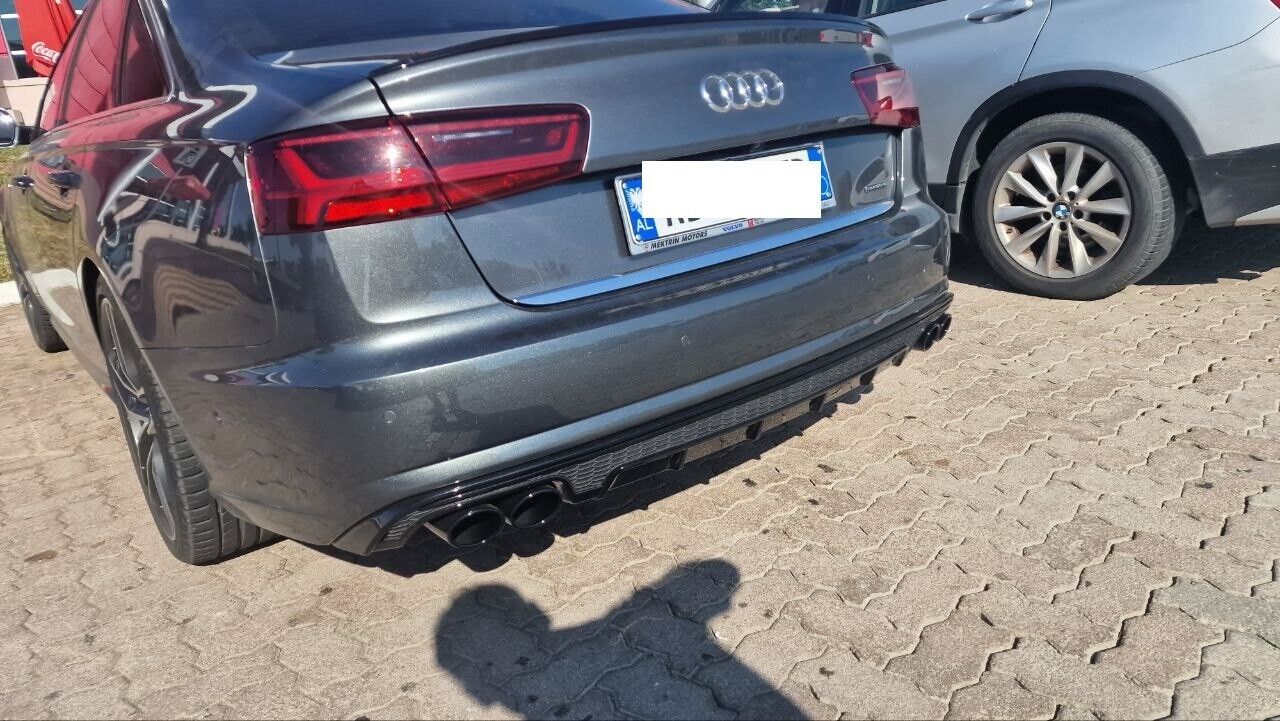 DIFFUSER SUITABLE FOR AUDI A6 4G C7 2015-2018 SLINE LOOK S6
