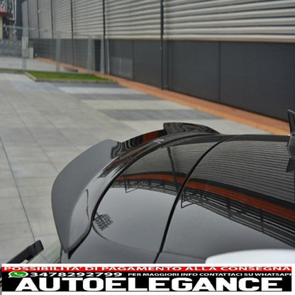 Additional roof spoiler suitable for audi a6 c7 4g avant (2011-2015) piano black