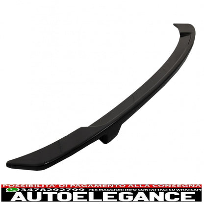 trunk spoiler suitable for mercedes e class w212 (2009-2016) gts design piano black